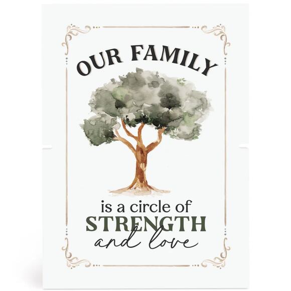 P Graham Dunn "Our Family Is a Circle" Story Board Linkable Stand-Up Decor New - Picture 2 of 7